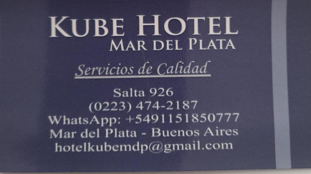 Hotel Kube 마르델플라타 외부 사진